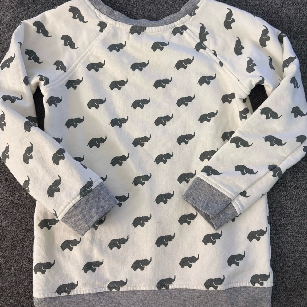 Charming Whale Print Kids Sweatshirt - Picture 2 of 4